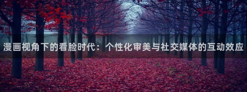 虫虫漫画网：漫画视角下的看脸时代：个性化审美与社交媒体的互动效应