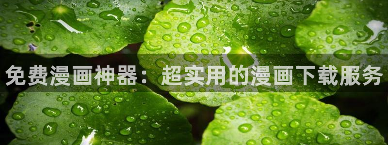 虫虫漫画韩：免费漫画神器：超实用的漫画下载服务